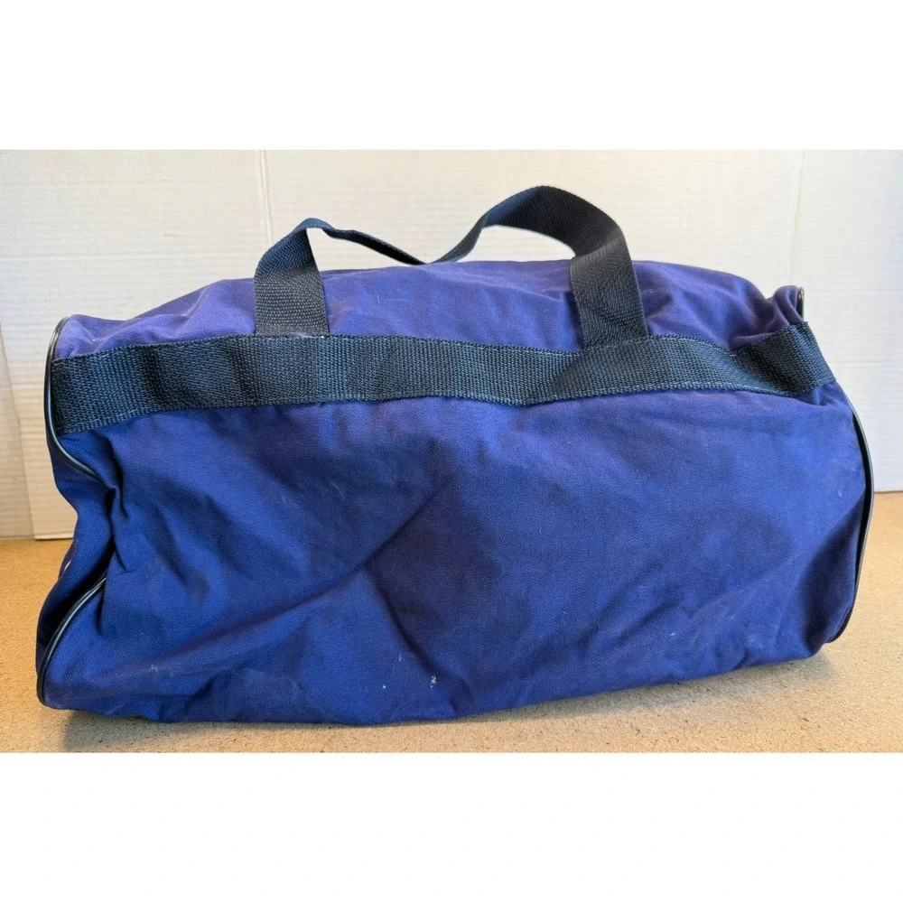 *RARE* New York Yankess Blue Duffle Bag NMI Nasco Made in USA 18x10x10